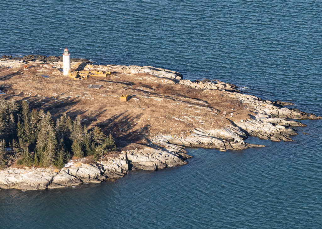 Eastern Muscongus To Western Penobscot Bay Lighthouses (franklin – Two 